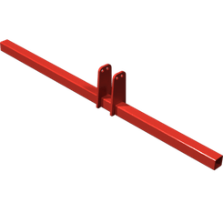 Pièces agricoles - Pièce divers - tube de retenue soudé -peint-