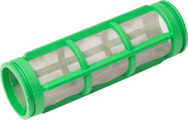 Pièces agricoles - Pièce Pulvérisateur - Cartouche filtrante 100 mesh vert avec joints toriques