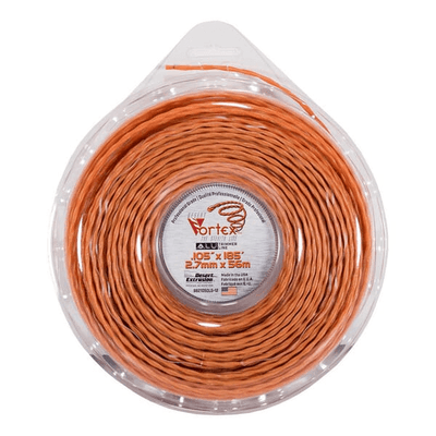 Pièces agricoles - Jardin et forêt pièce adaptable - Fil nylon 2.7mm 56m twist, Vortex Alu