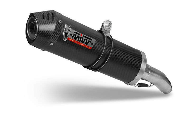 Pièces Quad & Motos - Pièces communes - Silencieux MIVV Oval Carbon Cap carbone Kawasaki Versys 1000