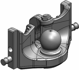 Pièces agricoles - Tracteur pièce adaptable - Acc. à boule K80, 309 mm