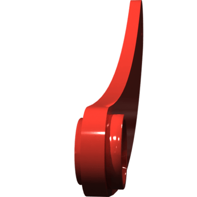 Pièces agricoles - Pièce divers - bras oscillant avant soudé à droite