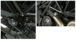 Tampons de protection R&G RACING Aero noir Ducati Diavel