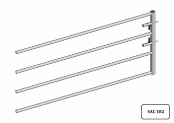 Materiels - Accessoires 30Kg-50Kg - AVANT DE PORTE RALLONGEE AUTOLOCK EX4  L.2.54M