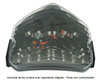 Feu arrière BIHR LED avec clignotants intégrés Suzuki BANDIT 650/1250