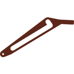 Pièces agricoles - Pièce divers - loquet peint