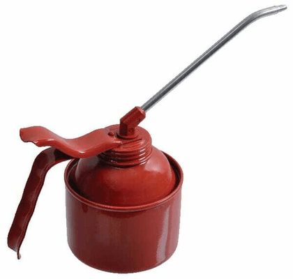 Pièces agricoles - Outils atelier - Burette métal 350ml rouge