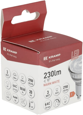 Pièces agricoles - Electricité - Ampoule LED SMD - Spot MR16 GU10 3W