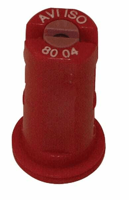 Pièces agricoles - Pièce Pulvérisateur - Buse à injection d'air AVI 80° 04 rouge céramique Albuz