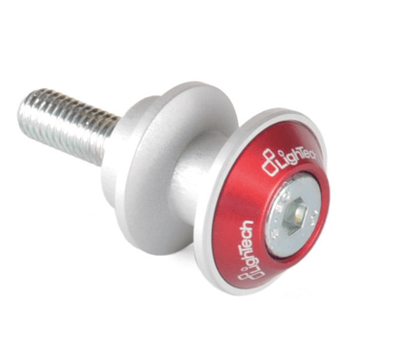 Pièces Quad & Motos - Equipement véhicule - Pions de bras oscillant LIGHTECH M10X1,25 bicolore rouge universels (la paire)