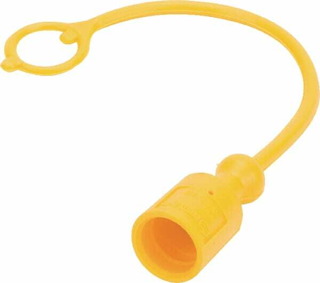 Pièces agricoles - Hydraulique - Bouchon jaune pour mâle ANV3/8