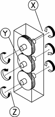 Pièces agricoles - Transmission - Multifunnktionsgetriebe