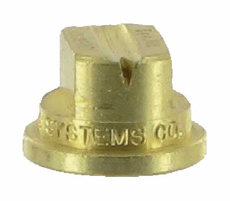 Pièces agricoles - Pièce Pulvérisateur - Buse de bordure à jet plat OC 85° 04 dorée laiton TeeJet