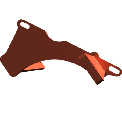 Pièces agricoles - Pièce divers - Wiper holder chassis left -coaeted-