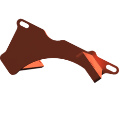 Pièces agricoles - Pièce divers - Wiper holder chassis left -coaeted-