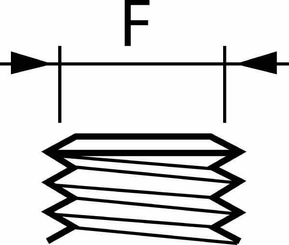 Pièces agricoles - Pièce Pulvérisateur - Adaptateur Teejet 1/4" ext.