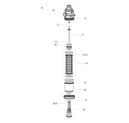 Pièces agricoles - Pièce Pulvérisateur - Filtre d'aspiration 2" autonettoyant LT 50 mesh