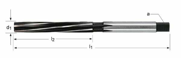 Outils - Outils divers - Alésoir à main B100 HSCo 20