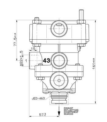 Pièces agricoles - Pièce divers - Commande de remorque