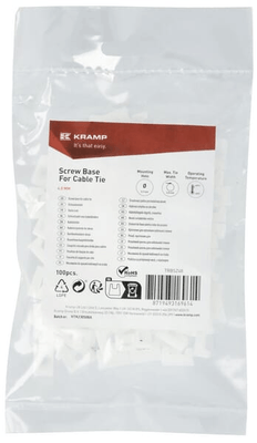 Pièces agricoles - Fasteners - Serre-câble pour vis, 4.8, 100Pcs