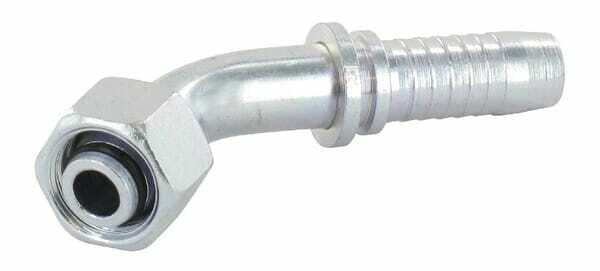 Pièces agricoles - Hydraulique - Raccord DN13-M18x150-12L 45°