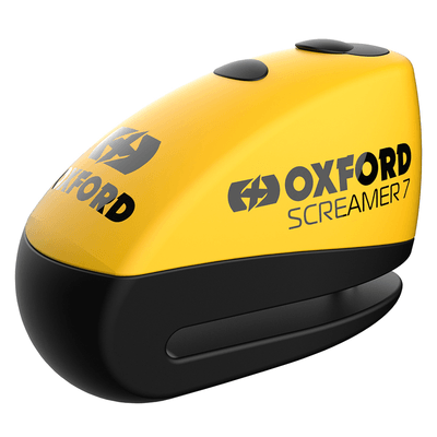 Pièces Quad & Motos - Transport - Garage - Paddock - Bloque-disque OXFORD Screamer 7 - Ø7mm jaune/noir
