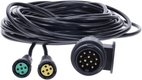 Jeu de câbles 7m, fiche 13 pôles -2x connecteur 5 pôles