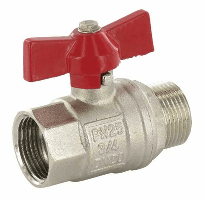 Pièces agricoles - Hydraulique - Poig. p.-rob. sph. fe/mâ 3/4"