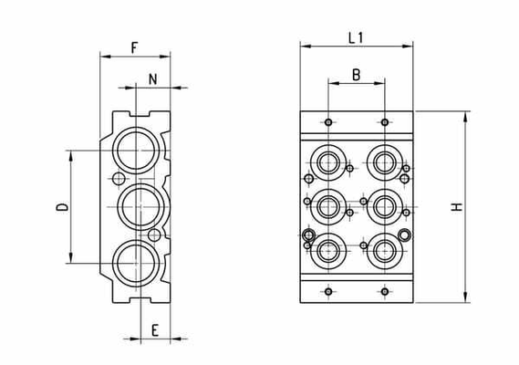 Pièces agricoles - Pièce pneumatique - Module intermédiaire