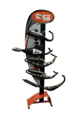 Pièces Quad & Motos - Pièces communes - Présentoir TECNIGAS pour 5 pots d'échappements