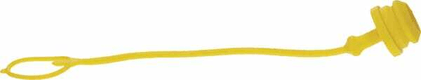 Bouchon anti-poussière PVC jaune pour 1" ANV femelle
