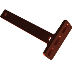 Pièces agricoles - Pièce divers - support de racleur central -peint-