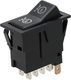 Interrupteur à bascule, I-0-II, on-on-on, 12V, 8 broches, sensibilité de transmission, réglage double pas à pas