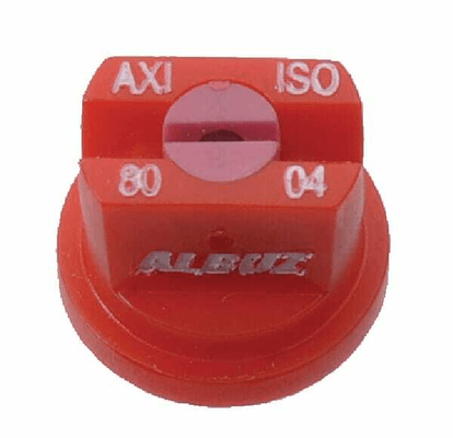 Pièces agricoles - Pièce Pulvérisateur - Buse à jet plat AXI 80° 04 rouge céramique Albuz
