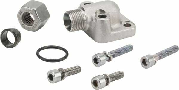 Pièces agricoles - Hydraulique - Union simple a bride en equerre 12L