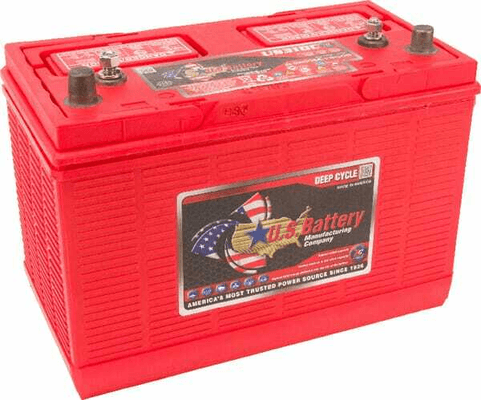 Pièces agricoles - Eclairage - Batterie de loisir 12V - 130Ah/C20, Deep Cycle Wet, U.S. Battery