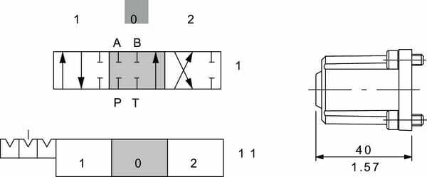Pièces agricoles - Hydraulique - Distributeur monobloc