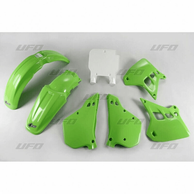 Pièces Quad & Motos - Plastiques - Kit plastique UFO couleur origine Kawasaki KX250
