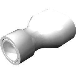 Pièces agricoles - Pièce divers - Récipients isolés yel. 4-6qmm, 6,3x0