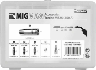 Pièces agricoles - Outils atelier - Coffret torche MB25 (MIG 250A