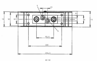Pièces agricoles - Hydraulique - Commande servo à pied SV50-B/0