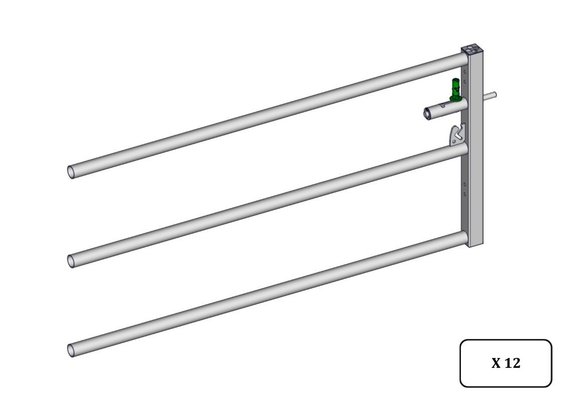 Materiels - Matériel d'élevage - autre - PACK DE 12 AVANT DE PORTE AUTOLOCK EX3 MILKY