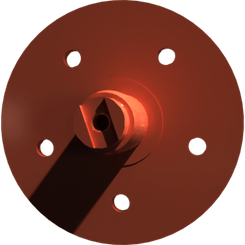 Pièces agricoles - Pièce divers - Axe de roue étroit soudé-peint-