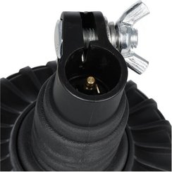 Pièces agricoles - Eclairage - Gyrophare LED, profil bas, 15 W, 12-24 V, verte, montage sur poteau flexible, Ø 86 mm x 138 mm