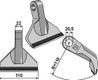 Marteau fléau revêtu PTA, adapté à Perfect