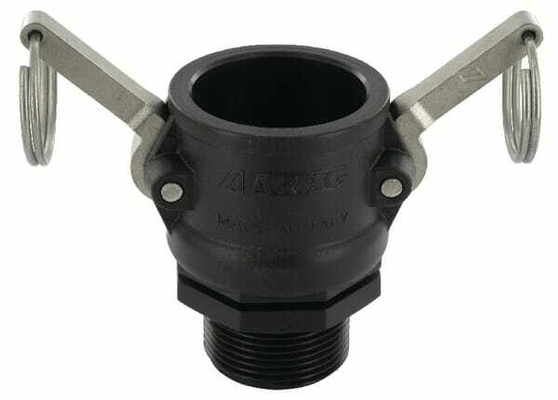 Pièces agricoles - Pièce Pulvérisateur - Camlock Type B 1-1/4" filetage mâle polypropylène
