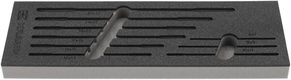 Outils - Outils divers - Insert en mousse pour jeu de clés à fourche 9 pcs
