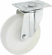 Roue pivotante, roue en polyamide : Ø175x50mm, Fixation de plaque: 135x110mm Load: 180kg, Ro-Carr