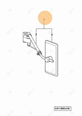 Pièces agricoles - Cabine et structure - RETROVISEUR