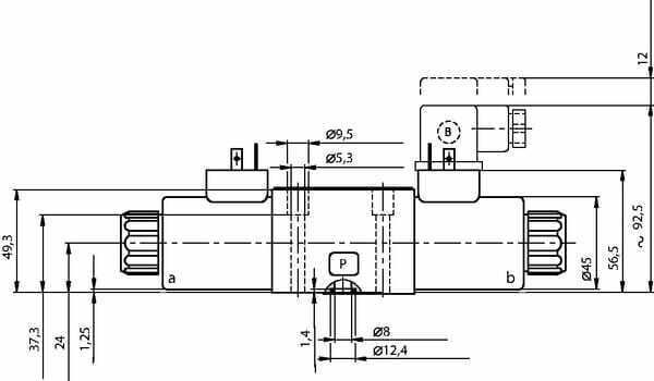Pièces agricoles - Hydraulique - Distributeur électrique NG6